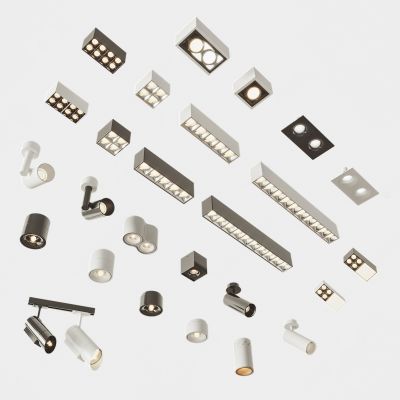 明装筒灯 轨道射灯