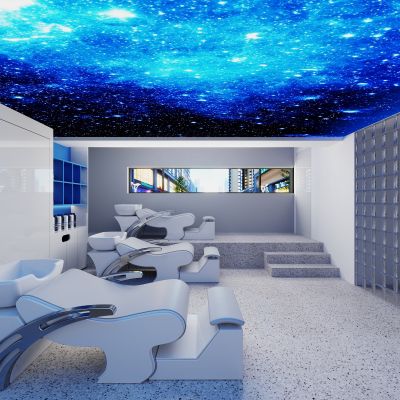 现代理发店 洗头房 冲洗区