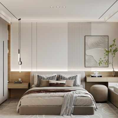 现代卧室