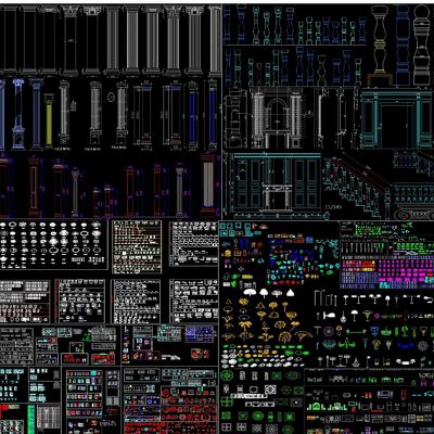 常用室内设计装修设计CAD图库CAD素材图