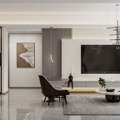 现代家居客餐厅