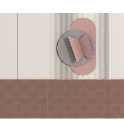 现代儿童房床背景