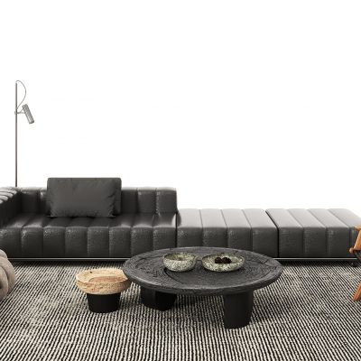 现代沙发茶几组合