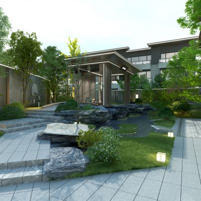 新中式景观示范区