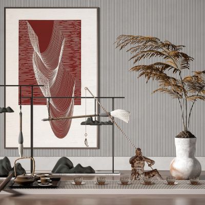 新中式装饰摆件组合