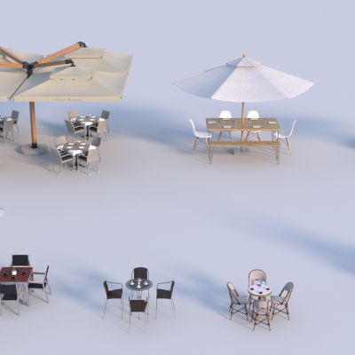 现代户外休闲座椅