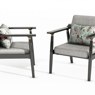 新中式休闲椅，围椅，洽谈椅，书椅，圈椅，接待沙发，接待椅，布椅，实木椅