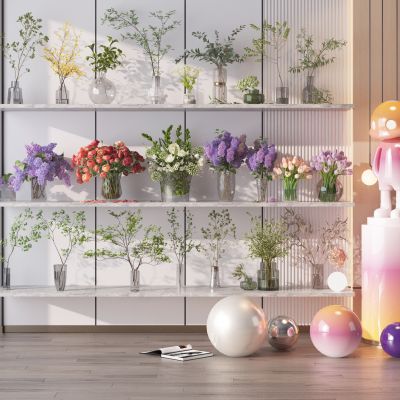 现代水生植物组合 花瓶花卉