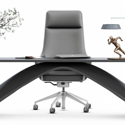 现代办公桌，班台，书桌，办公桌，办公椅，餐桌，主管桌，经理桌，摆件，饰品