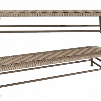 新中式沙发凳，长凳，长椅，编织长凳，编织凳，床尾凳，编织床尾凳，长矮凳