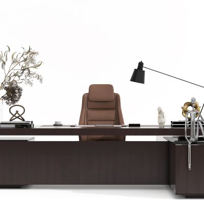 现代办公桌，班台，书桌，办公桌，办公椅，餐桌，主管桌，经理桌，摆件，饰品