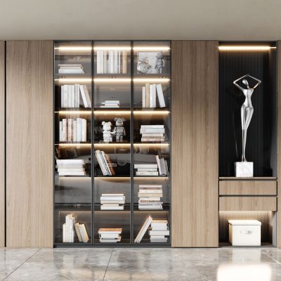 现代书柜