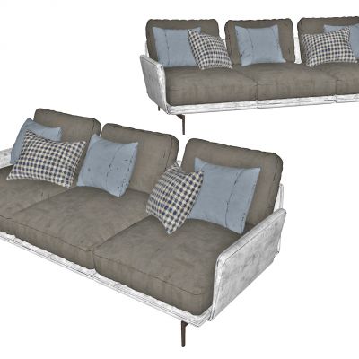 现代三人沙发，多人沙发，休闲沙发，轻奢沙发，沙发，客厅沙发，接待沙发