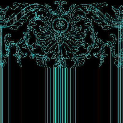 法式护墙板欧式护墙板cad素材