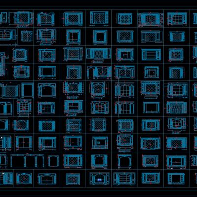 大理石 背景墙 CAD图集
