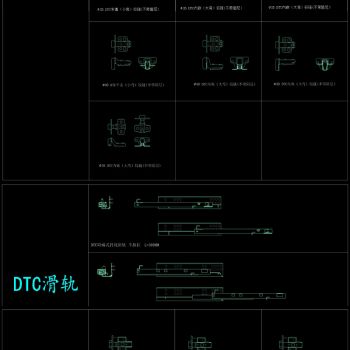 全屋定制常用五金及厨房电器CAD图库cad素材