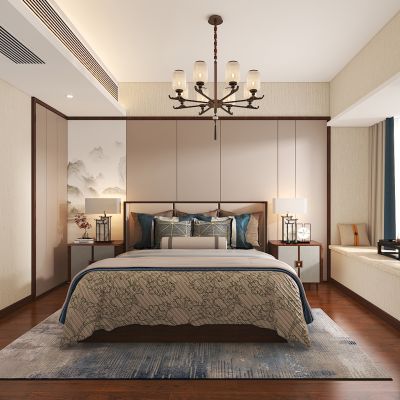 新中式卧室