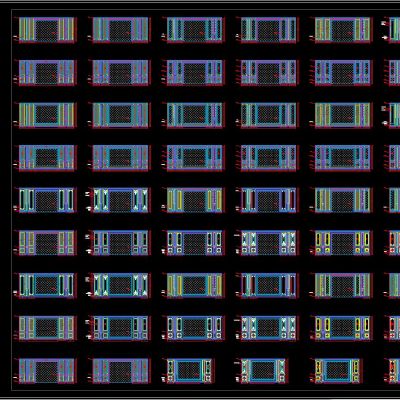 整木定制护墙板背景墙CAD图库