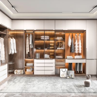 现代衣帽间