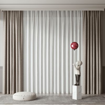 现代窗帘 窗纱