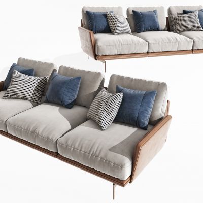 现代三人沙发，多人沙发，休闲沙发，轻奢沙发，沙发，客厅沙发，接待沙发