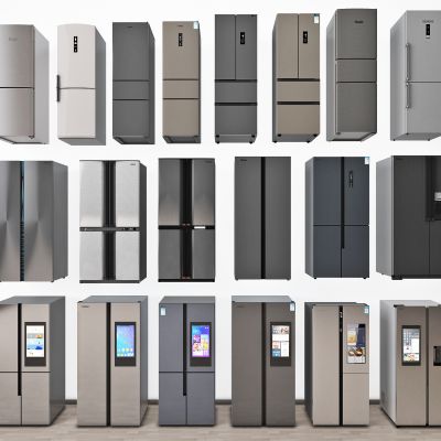 现代冰箱组合，冰柜，冷藏柜，双开门冰箱