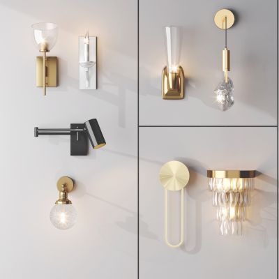 现代金属壁灯