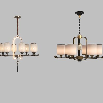 新中式吊灯组合