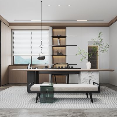 现代简约茶室