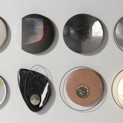 现代墙上挂件，墙饰，挂件，立体画，墙上摆件