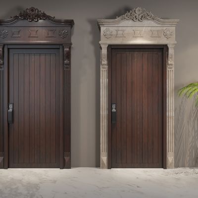欧式古典入户单开门
