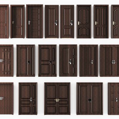 现代门组合，双开门，平开门，密码门，入户门，室内门，防盗门，子母门