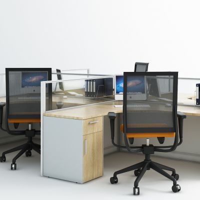 现代办公桌椅，办公桌，员工位，工作位，职员桌，桌上屏，工位，办公椅，桌椅，屏风工位，屏风，职员桌，职员椅，L型工位，L型屏风
