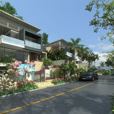 现代别墅园林景观