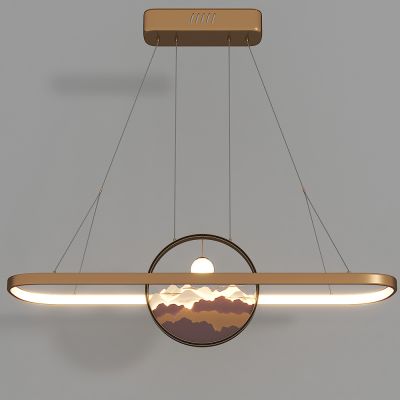 新中式轻奢餐厅吊灯