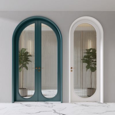 法式门组合_圆拱门_单开门_双开门_长虹玻璃门