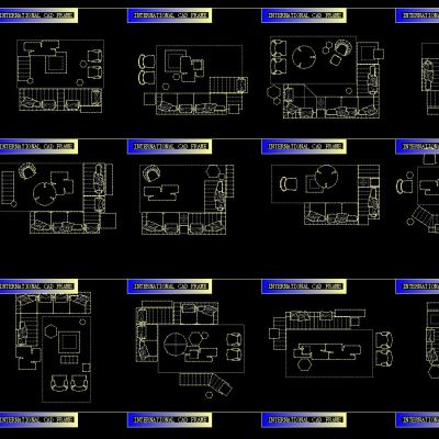 家具平立面CAD图集