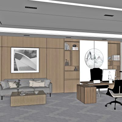 现代经理办公室，办公室，主管办公室，办公桌，办公沙发，接待沙发，休闲沙发，装饰柜，班台，班椅，班前椅，办公桌，办公椅
