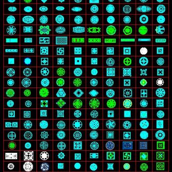 350款地面拼画图案
