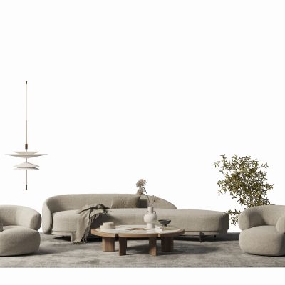 诧寂风沙发茶几组合