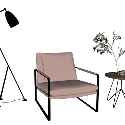 现代布艺单椅，洽谈椅，休闲椅，单人沙发，休闲沙发，异形沙发，洽谈沙发，落地灯，茶几