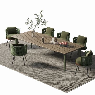 现代餐桌椅组合