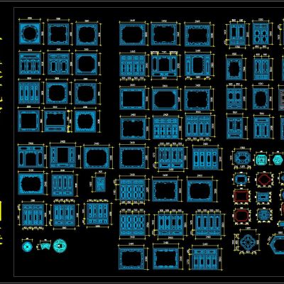 古建筑窗CAD图集