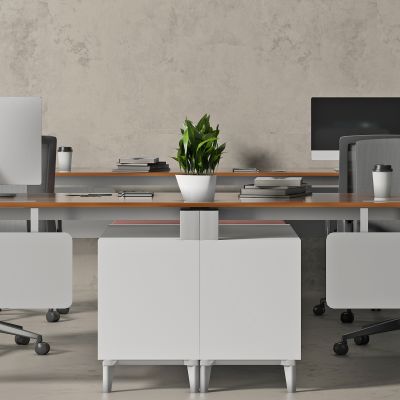 现代办公桌椅，办公桌，办公椅，员工位，员工椅，职员桌，职员椅，工位，卡座