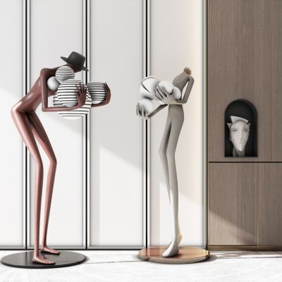 现代雕塑摆件，雕塑，摆件，陈列品，美陈，饰品，摆件，饰品摆件