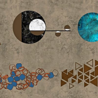 现代墙上挂件，墙饰，挂件，立体画，墙上摆件