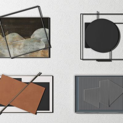 现代墙上挂件，墙饰，挂件，立体画，墙上摆件