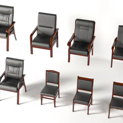 现代办公椅组合，办公椅，会议椅，四脚椅，皮椅，培训椅，皮制会议椅