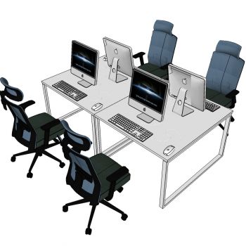 现代办公桌椅，办公桌，员工位，工作位，职员桌，桌上屏，工位，办公椅，桌椅，屏风工位，屏风，职员桌，职员椅，L型工位，L型屏风，直条屏风，直条工位