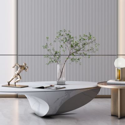 现代茶几，大理石茶几，铜制茶几，异型茶几，花瓶，摆件，台灯，饰品，花，书